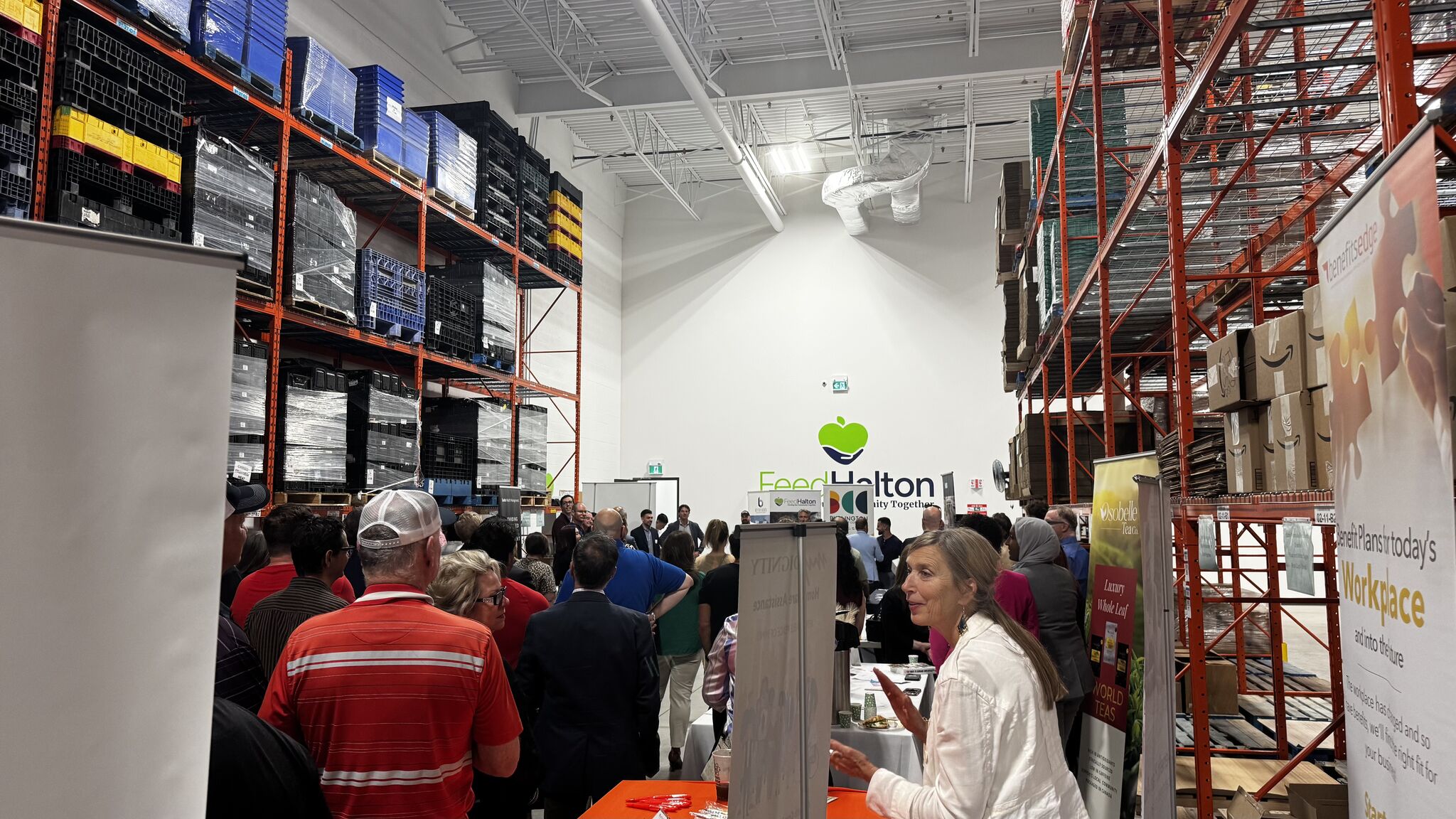 KweKwe team networking at Business After 5 event at FeedHalton